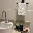 Kit Banheiro Conjunto Banho Fold Preto 3 Peças