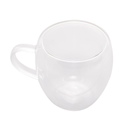 Jogo 2 Canecas de Café Parede Dupla Vidro Borossilicato 80ml