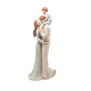 Figura Decorativa Família de Resina 28,5cm