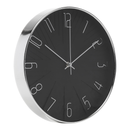 Relógio de Parede Plástico Modern Preto 30,5cm