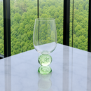 Jogo 6 Taças Base Dupla Esfera Verde 500ml
