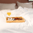 Bandeja Brisa com Alça Bambu 28cm