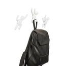 Buddy Conjunto Cabideiro Gancho de Parede Branco - 3 Peças