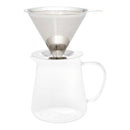 Cafeteira de Vidro Borossilicato com Filtro em Aço Inox 750ml