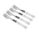 Conjunto Garfos Para Sobremesa 4 Peças Tasty Cristal