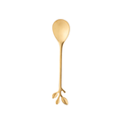 Jogo 6 Talheres Leaves Inox Dourado