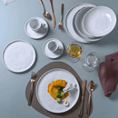 Prato de Sobremesa Luz Gold Cinza 21,5ml