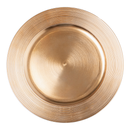 Sousplat Redondo Plástico Dourado 33cm