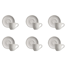 Jogo 6 Xícaras de Café Daily Snow 70ml