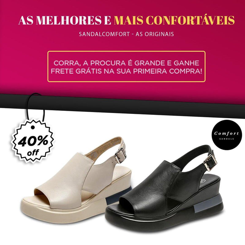 SandalComfort™ - Sandália Ortopédica - Loja Continente