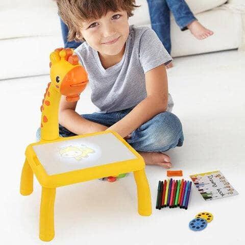 Mini Mesa Projetora Infantil - Mesa de Desenho Infantil com Projetor - Loja Continente